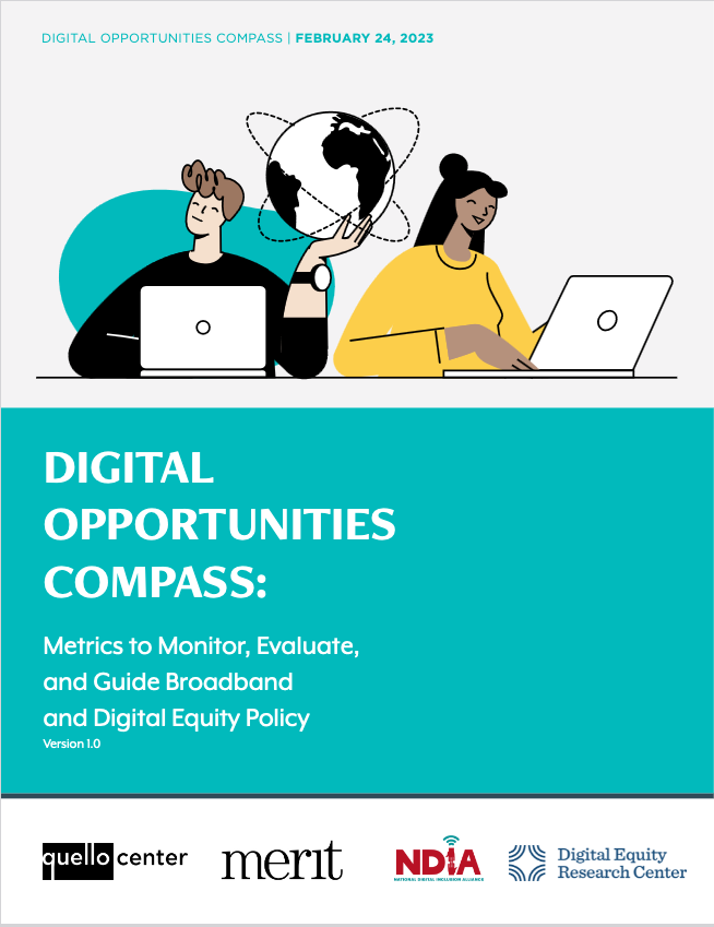 The cover of the Digital Opportunities Compass publication